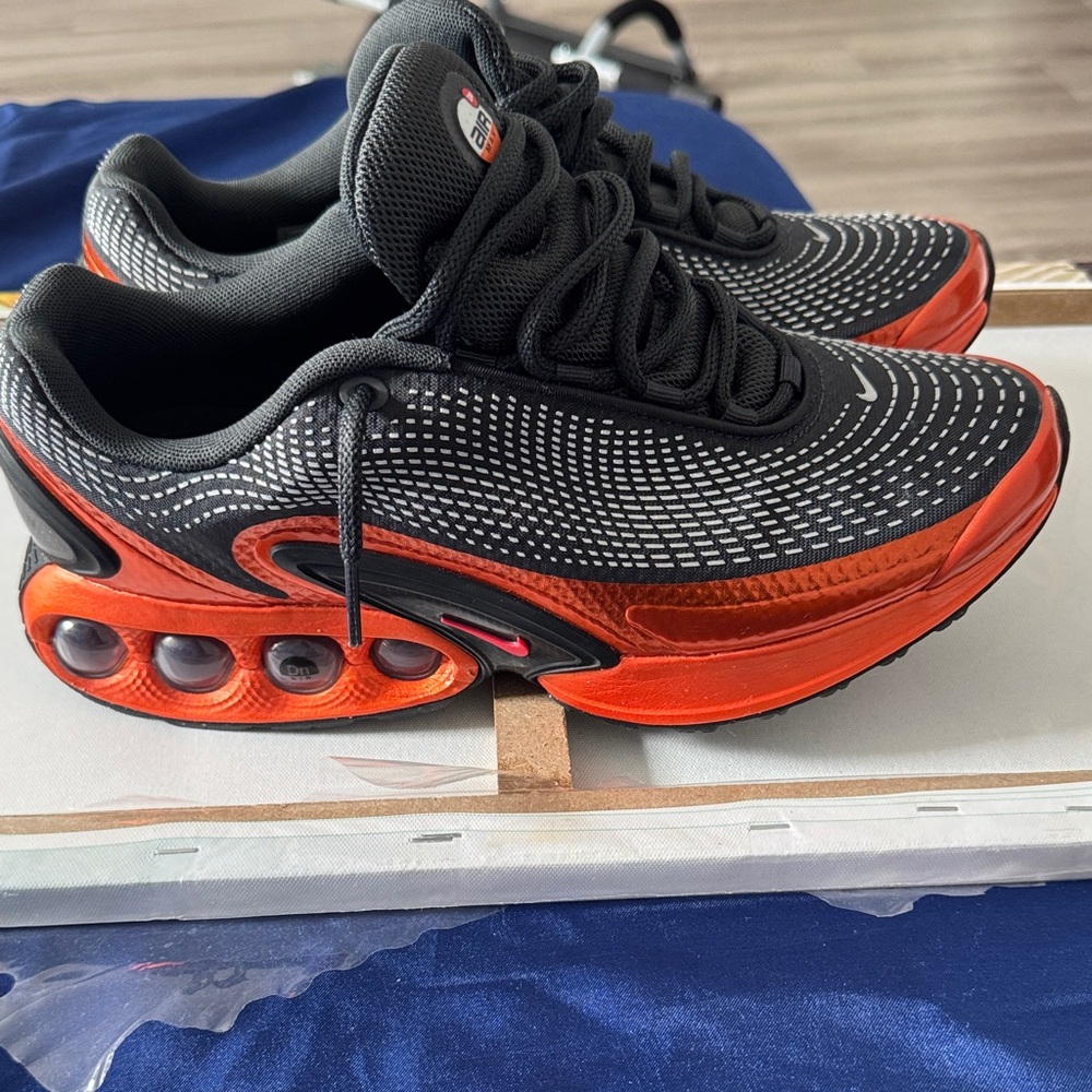 Nike Black and Orange Athletic Shoes